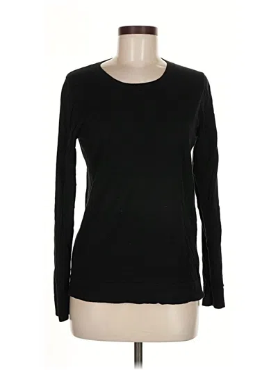 Pre-owned J.crew Factory Store Long Sleeve T-shirt In Black