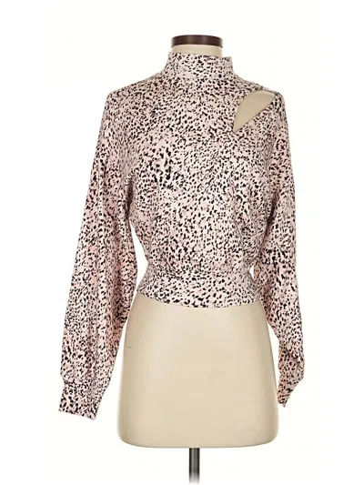 N:philanthropy Long Sleeve Blouse In Brown