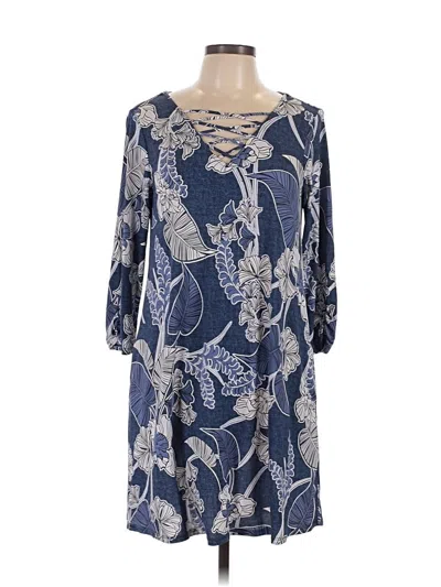 Pre-owned Agb Casual Dress In Blue