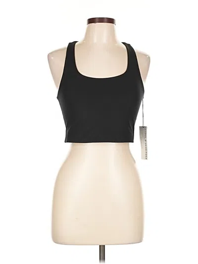 Pre-owned Girlfriend Collective Tank Top Black Halter Neckline Tops
