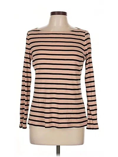 Pre-owned Gap Long Sleeve T-shirt In Brown