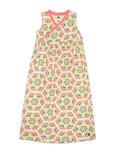 Pre-owned Tea Kids' Dress In Yellow