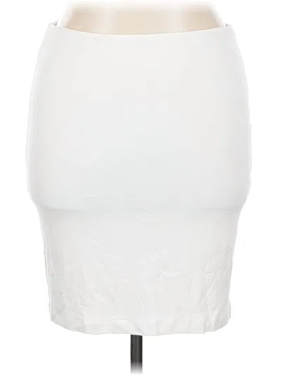 Lulus Casual Skirt In White