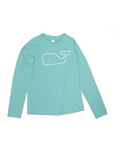Pre-owned Vineyard Vines Kids' Long Sleeve T-shirt In Blue
