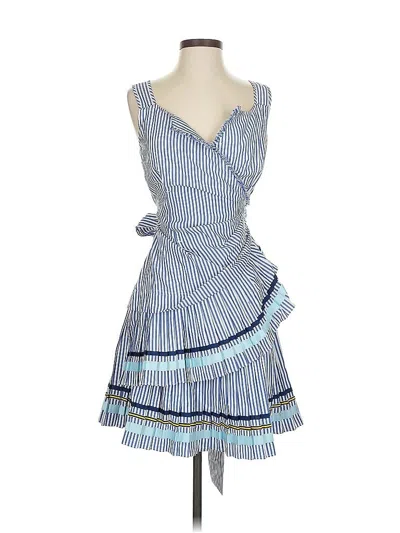 Pre-owned Tanya Taylor Cocktail Dress In Blue