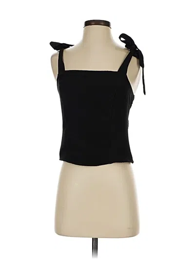 Pre-owned Old Navy Sleeveless Top Black Strapless Neckline Tops