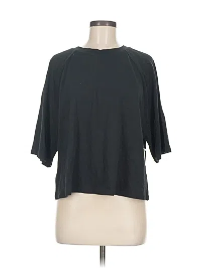 Gap 3/4 Sleeve T-shirt In Gray