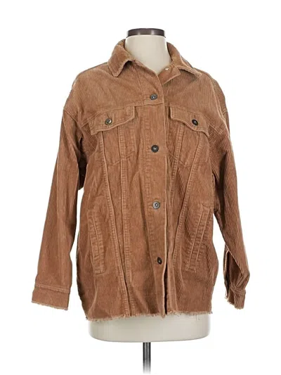 Pre-owned Zara Jacket In Brown