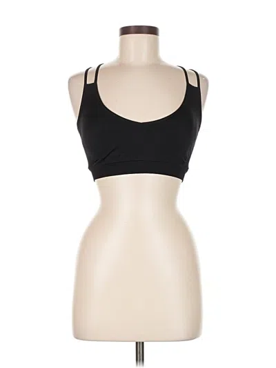 Pre-owned Unbranded Sports Bra In Black