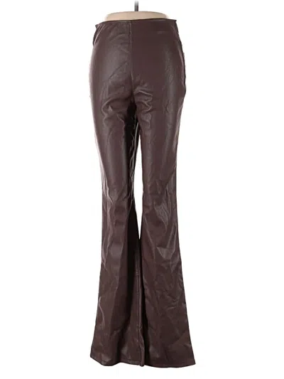 Pre-owned Afrm Casual Pants In Brown