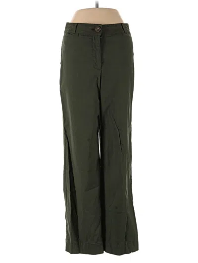 Pre-owned Nicole Miller Casual Pants In Green
