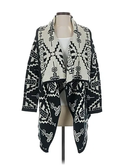 Pre-owned Forever 21 Cardigan Sweater In Black