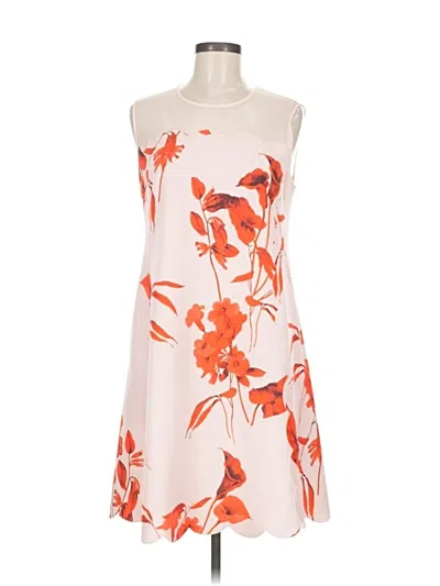 Pre-owned Ted Baker Cocktail Dress In Orange