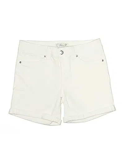 Pre-owned Seven7 Khaki Shorts In White