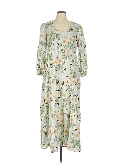 Pre-owned Tuckernuck Casual Dress In White