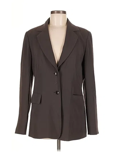 Pre-owned Talbots Blazer Jacket In Brown