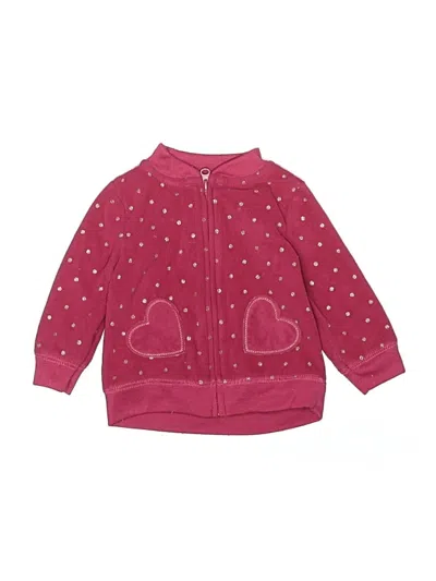 Pre-owned Child Of Mine By Carter's Babies' Zip Up Hoodie In Pink
