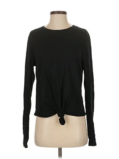 Pre-owned Reformation Jeans Long Sleeve T-shirt In Black