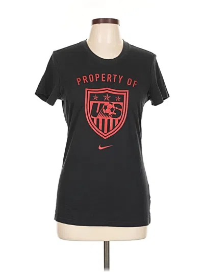 Pre-owned Nike Short Sleeve T-shirt In Black