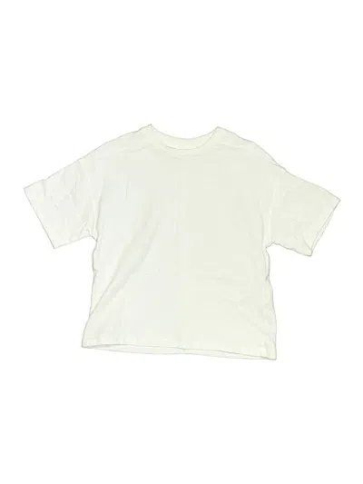 Pre-owned Zara Baby Kids' Short Sleeve T-shirt In White