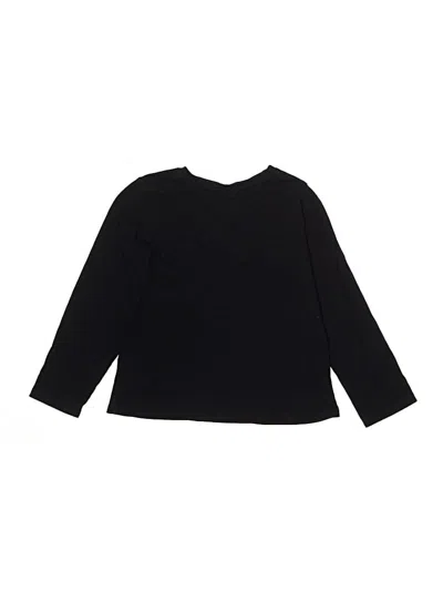 Pre-owned Zara Kids' Long Sleeve T-shirt In Black