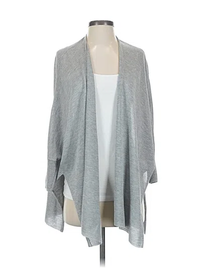 Pre-owned Chico's Cardigan Sweater In Gray