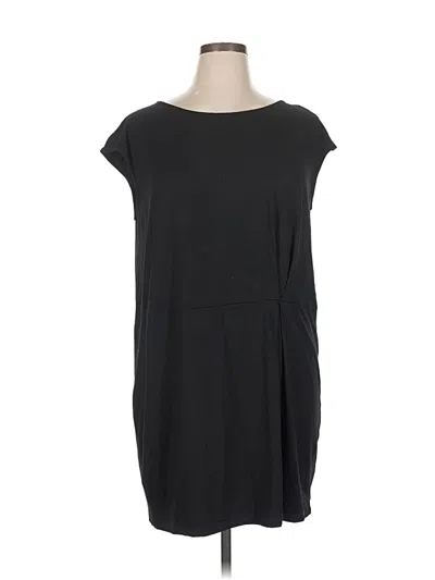 Pre-owned Eileen Fisher Casual Dress In Black