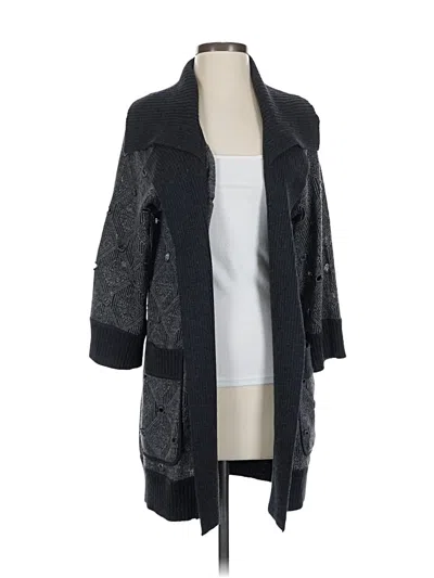 Pre-owned Rachel Roy Cardigan Sweater In Black