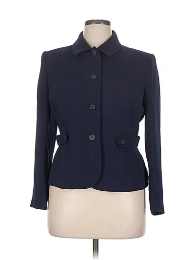 Pre-owned Liz Claiborne Blazer Jacket In Blue