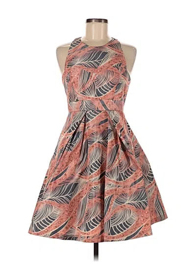 Pre-owned Cue Cocktail Dress In Orange