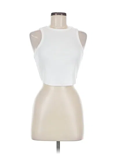 Pre-owned Wild Fable Tank Top White Halter Neckline Tops