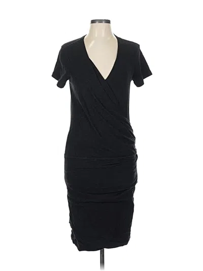 Pre-owned James Perse Cocktail Dress In Black