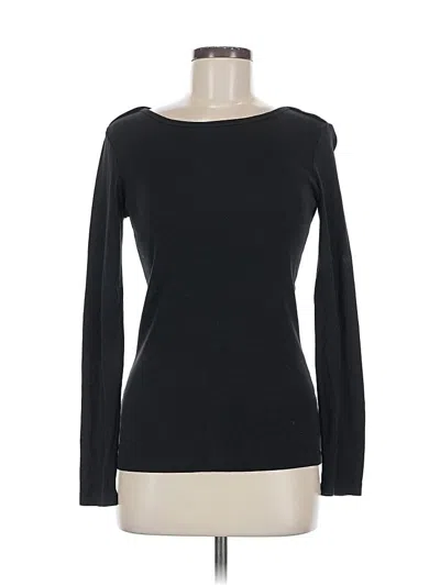 Pre-owned Gap Long Sleeve T-shirt In Black
