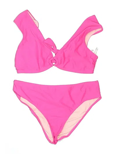 Pre-owned Cupshe Two Piece Swimsuit In Pink