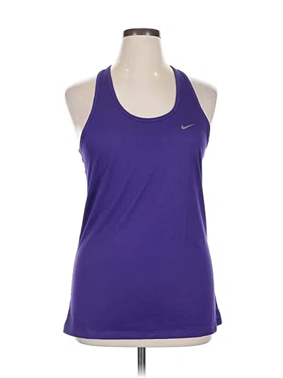 Pre-owned Nike Active Tank Top In Purple