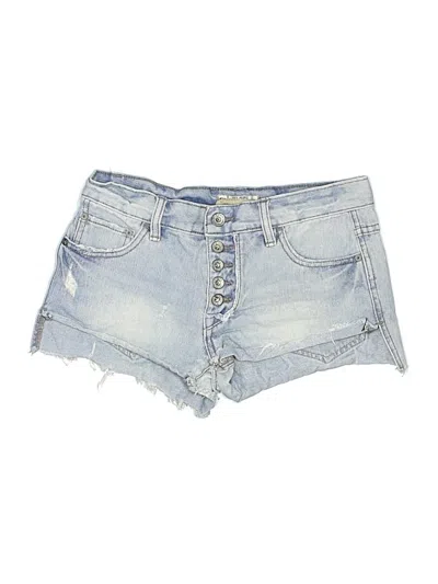 Pre-owned Free People Denim Shorts In Blue