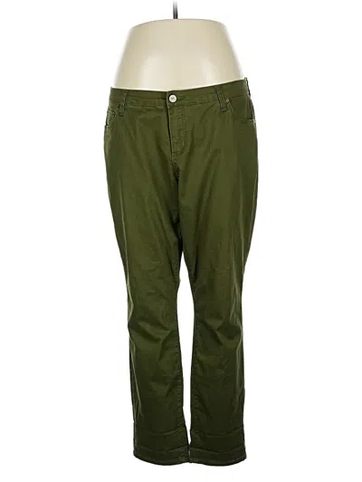 Pre-owned Kut From The Kloth Casual Pants In Green