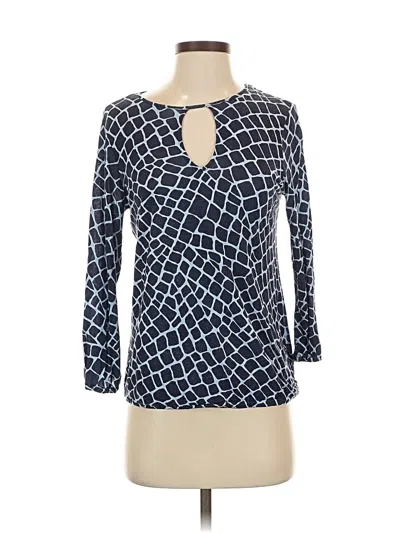 Pre-owned Michael Michael Kors 3/4 Sleeve T-shirt In Blue