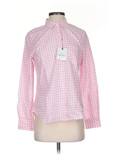 Untuckit Long Sleeve Blouse In Pink