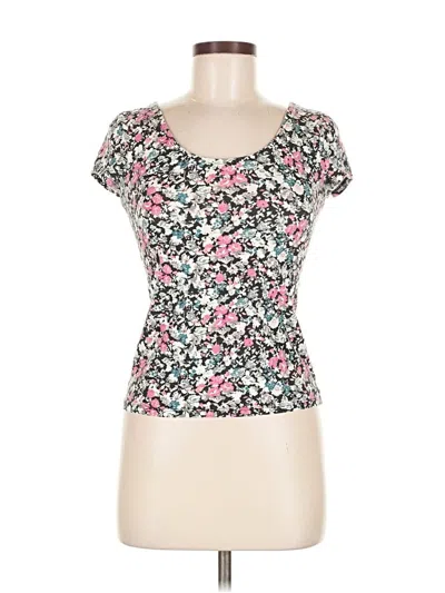 Pre-owned Aéropostale Short Sleeve Top Pink Sweetheart Neckline Tops