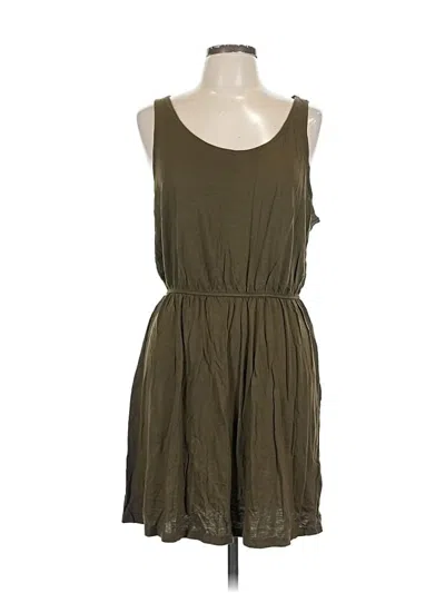 Pre-owned H&m Casual Dress In Green