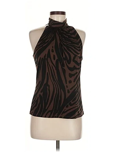 Pre-owned Michael Michael Kors Sleeveless Blouse In Brown