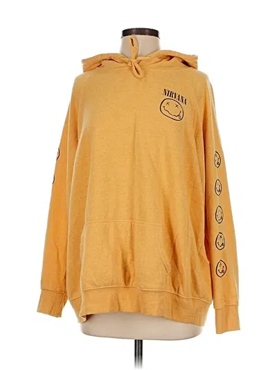 Pre-owned Nirvana Pullover Hoodie In Orange