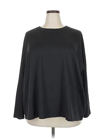 Pre-owned Livi 3/4 Sleeve T-shirt In Black