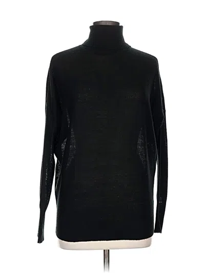 Pre-owned Zara Turtleneck Sweater In Black