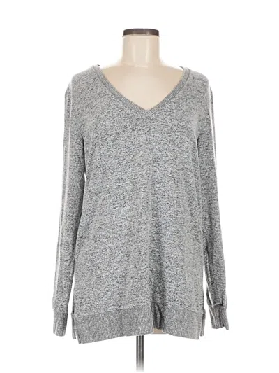Pre-owned Lucky Brand Pullover Sweater In Gray