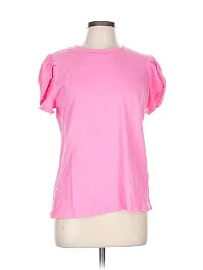 Pre-owned St. John's Bay Short Sleeve T-shirt In Pink