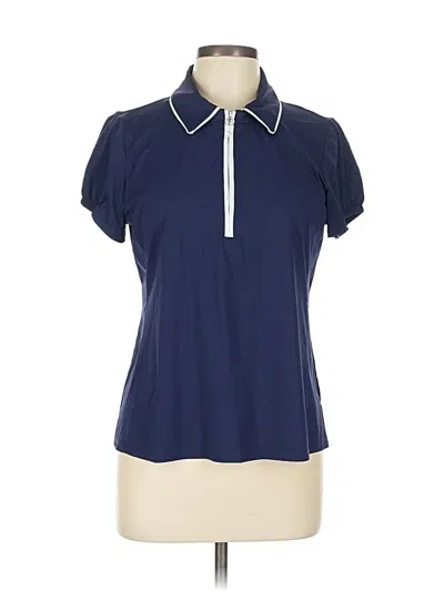 Pre-owned Kinona Short Sleeve Polo Shirt In Blue