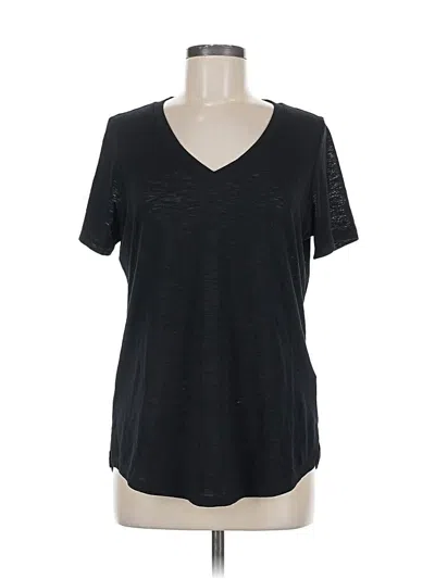 Pre-owned Athleta Short Sleeve T-shirt In Black