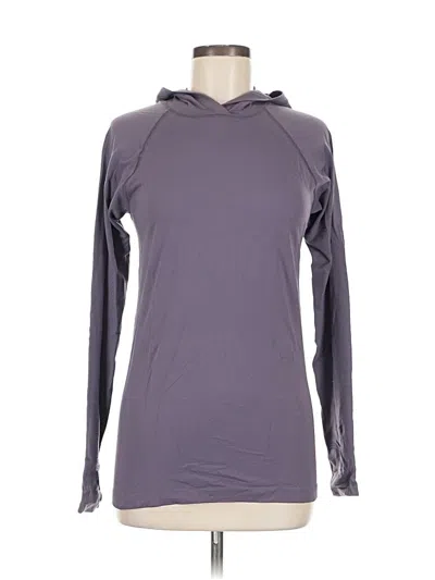 Pre-owned Athleta Long Sleeve T-shirt In Gray